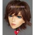 (CHENG)Crossdress Boy/Male Resin Half Head Man Cartoon Character Kigurumi Mask With BJD Eyes Cosplay Anime Role Lolita Doll Mask